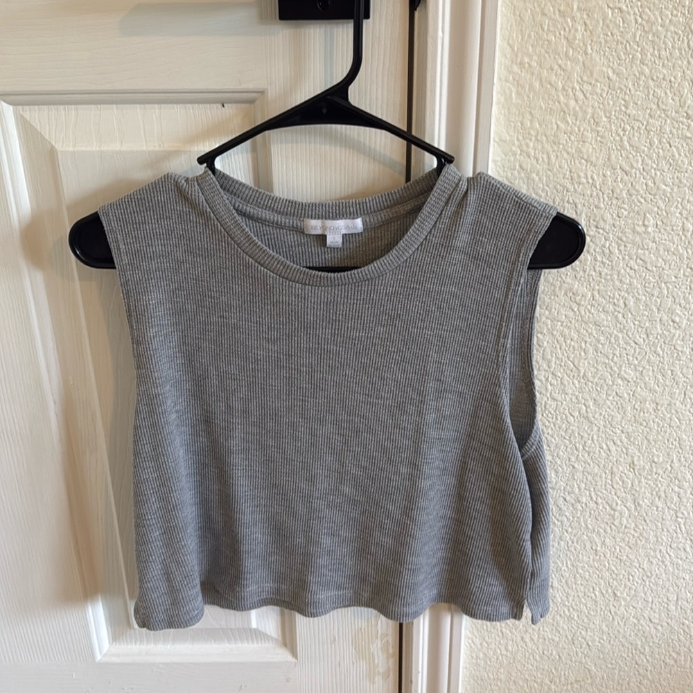 Beyond yoga small ribbed tank top